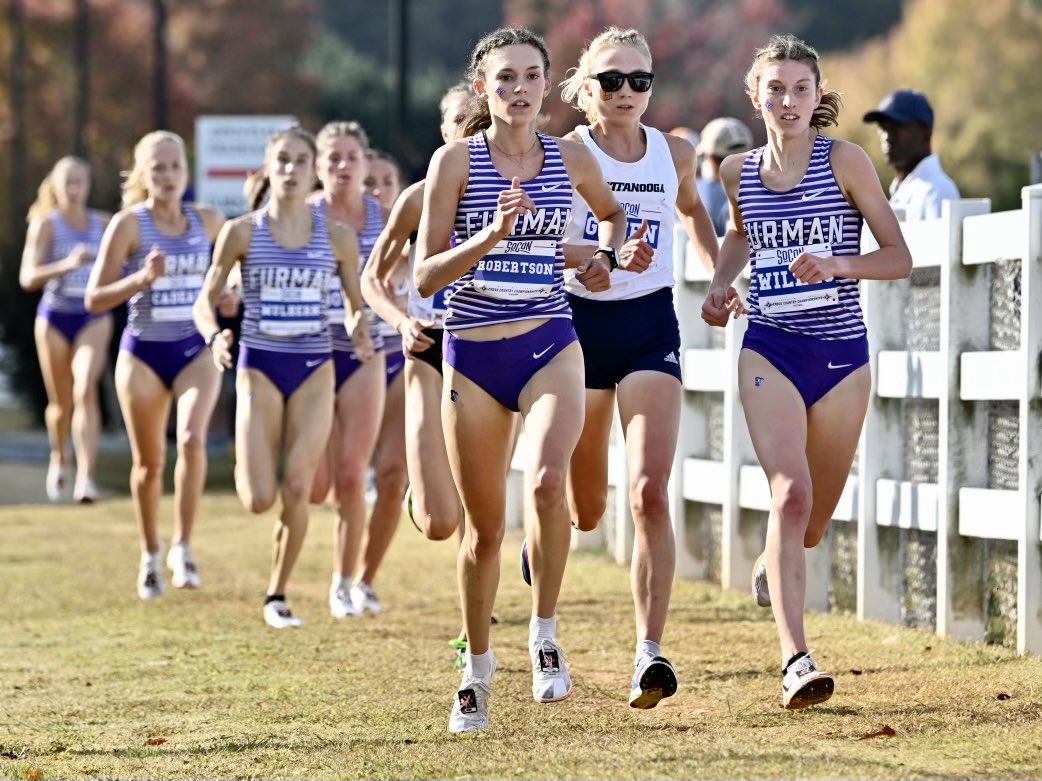 FurmanXC's tweet photo. Itโs DOUBLE team titles and DOUBLE individual titlesโผ๏ธโผ๏ธโผ๏ธโผ๏ธ
So make that ๐๐๐๐ on the day ๐คฏ
#soconxc #Furman #distancedomination #FU https://t.co/yPgKYNt608