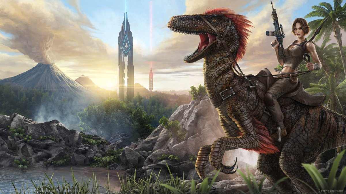 rojovishow's tweet photo. Happy Friday! 
🚨 TONIGHT 🚨 
I'll be LIVE playing #ARKAscended 
7pmEST! 
I've got around 5k hours in Atlas but I'm clueless on Ark! Join me in stream and help me tame a Dino! I need a pet! https://t.co/toaPs03OoA