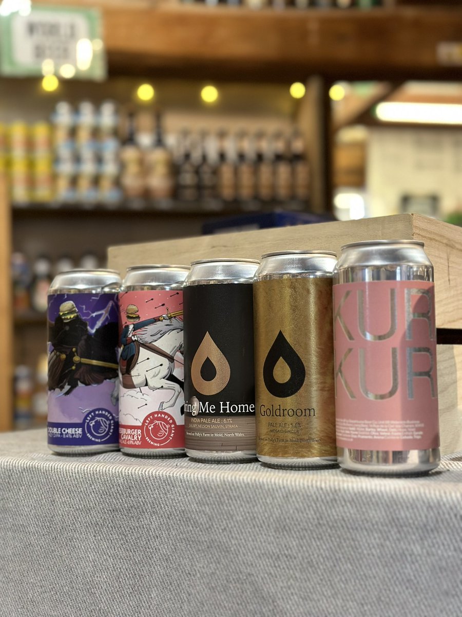 HogsBackBrewery's tweet photo. Brand new craft cans in the Brewery Shop from:

Verdant 🇬🇧
Left Handed Giants 🇬🇧
Polly’s 🇬🇧
Wylam 🇬🇧
Track 🇬🇧
Rivington 🇬🇧

Grab them before it’s too late ⏰ https://t.co/1UMFABDPri