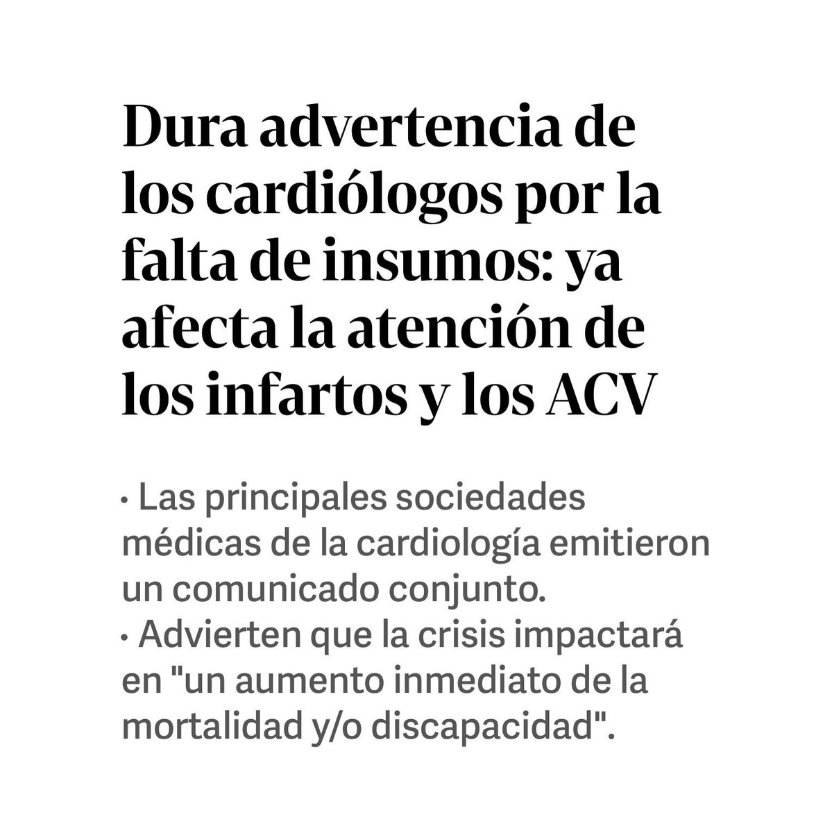 MASSA SIGUE HUNDIENDO AL PAÍS

Menos la indecencia de este Gobierno, en la Argentina ya falta de todo.
Ayer, la falta de combustible empezó a afectar a todo el país. Ahora, no hay insumos para atender cuestiones esenciales de la salud. Y los responsables de esta locura quieren