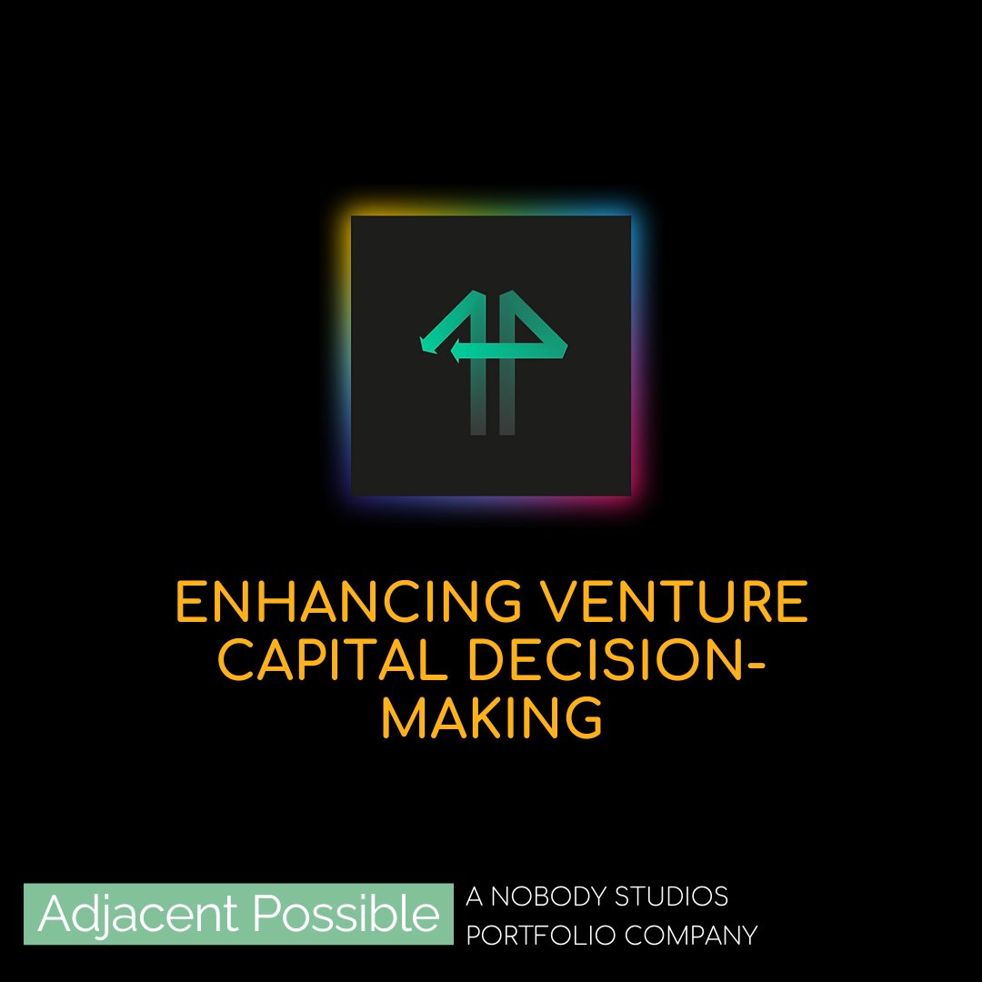 NobodyCrowd's tweet photo. Elevate your VC investments with Adjacent Possible! 🚀 We're launching a game-changing product to enhance your decision-making and reduce risks. Stay tuned for updates! Learn more in our blog: https://t.co/iWJgSpfnLu
#VCInvestments #DeRisking #Innovation #AdjacentPossible https://t.co/5TEe770YEU