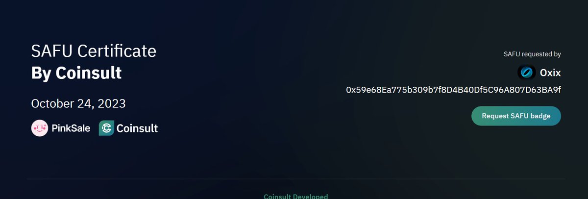 Coinsult - Audits & Development tweet media