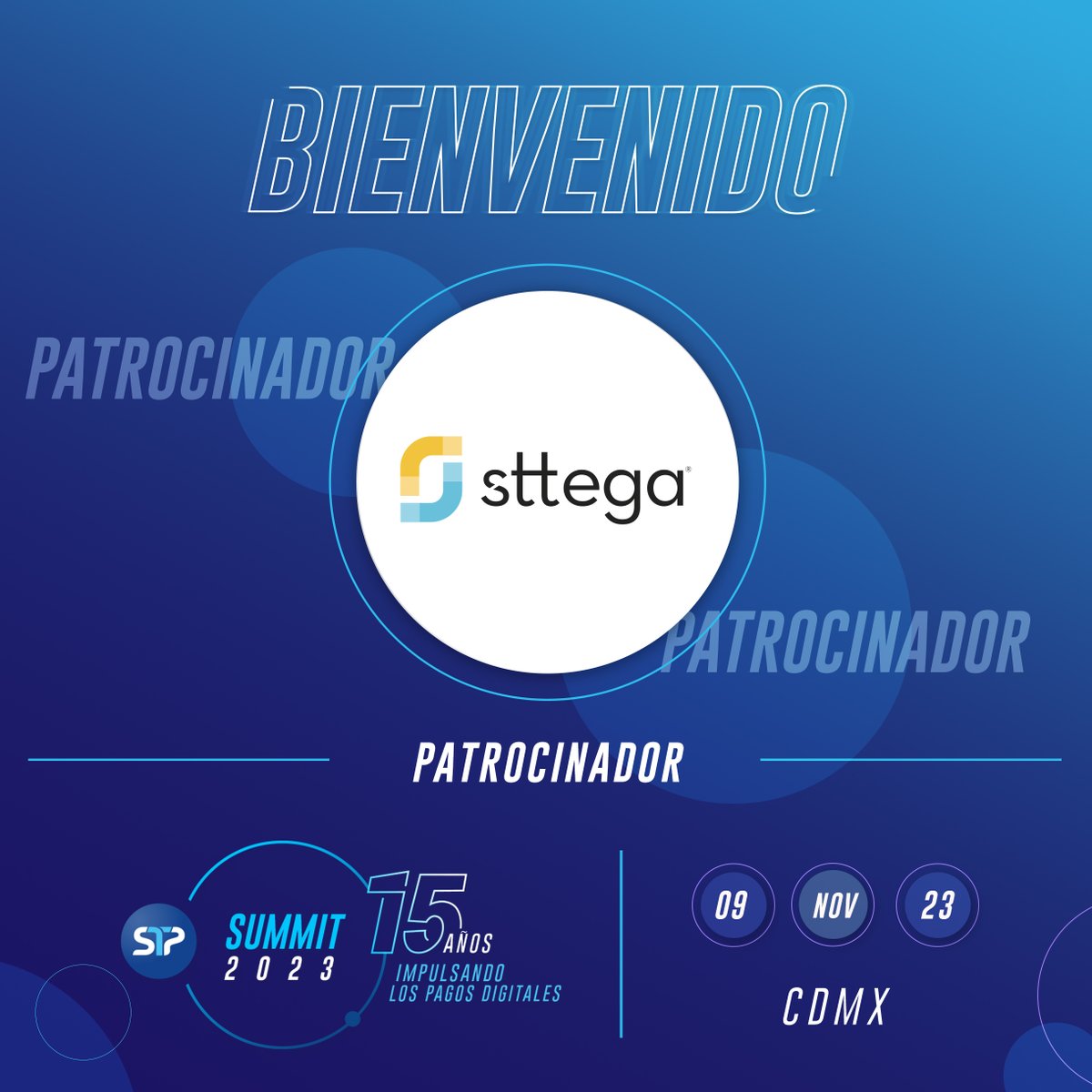 stpfintech's tweet photo. ¡Bienvenido Sttega a nuestro #STP_summit como patrocinador! Sus opciones de crédito a la medida, son un auxiliar en el crecimiento de las empresas y en la atención de necesidades de liquidez inmediata.
Conoce sus opciones de financiamiento en: https://t.co/7QDDkoJZFz https://t.co/9PTNJzweB0