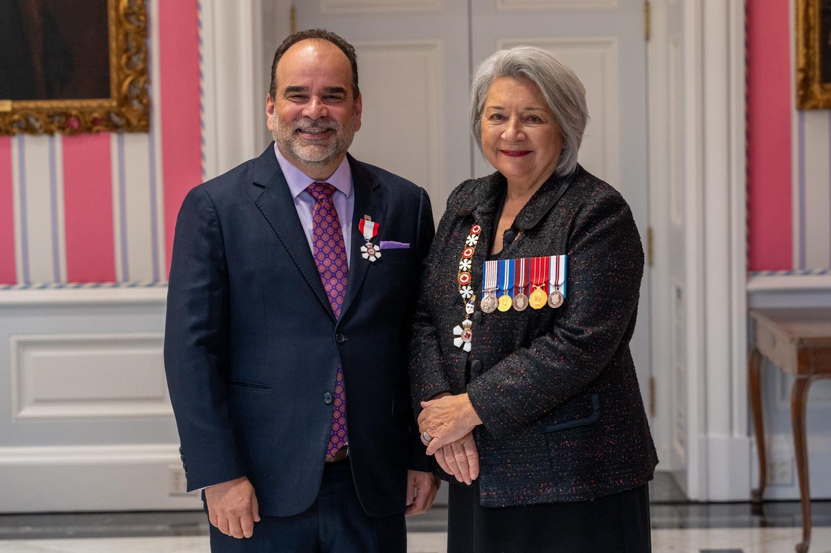 So this happened yesterday! <a href="/GGCanada/">Governor General of Canada</a> 
Extremely grateful for this honour, and for all the support I’ve received to help get me where I am.