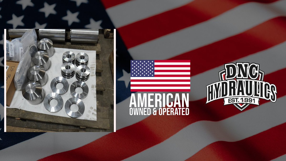 DNCHydraulics's tweet photo. We take pride in our USA-made steel parts, made with superior performance in mind. Our hydraulic solutions ensure that our customers always receive the best that American manufacturing has to offer. https://t.co/7iytmUfA1k