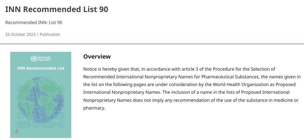 #Murcidencel is now published on the WHO Recommended INN (rINN). #DCVax-L $NWBO

who.int/publications/m…