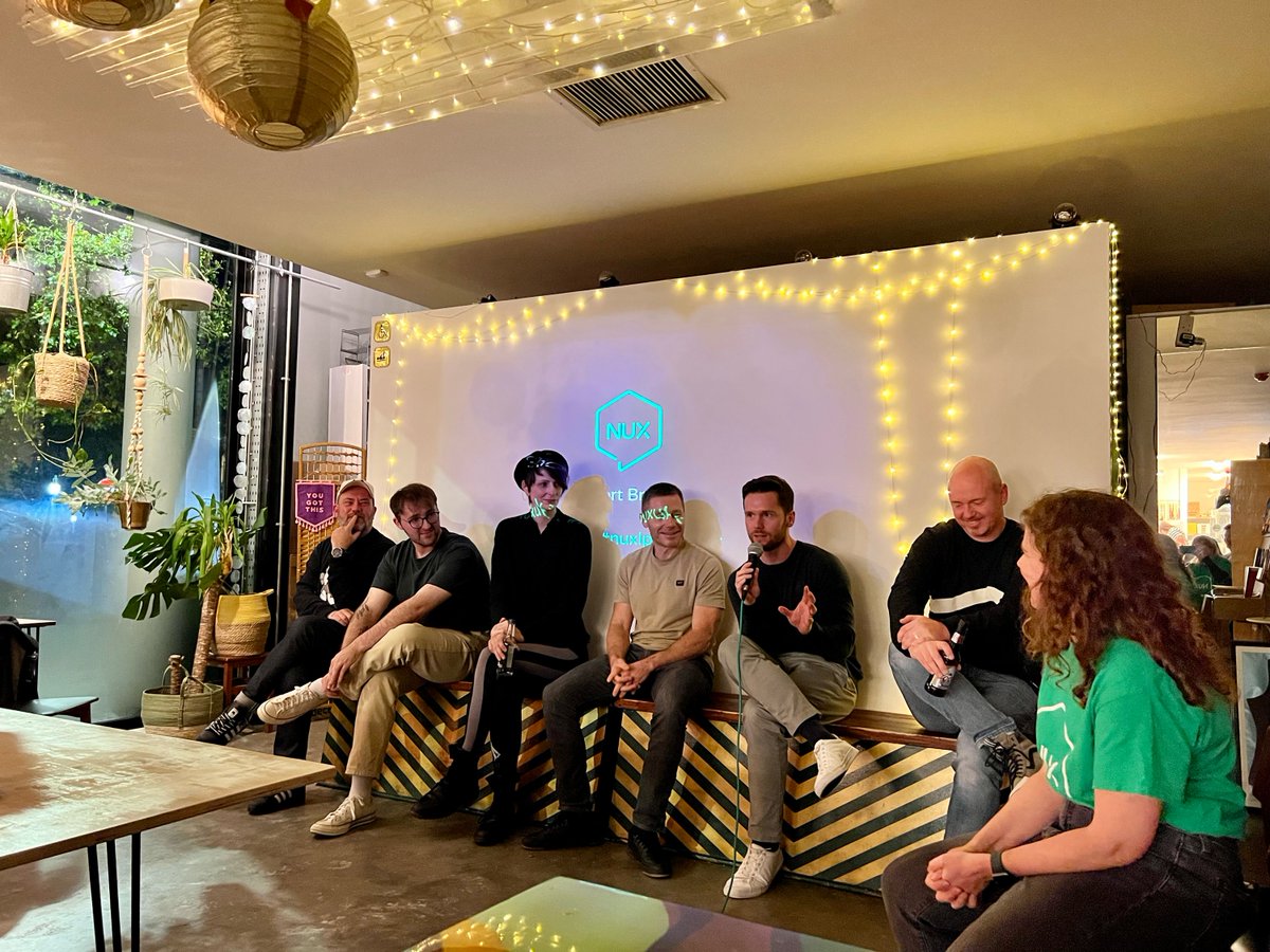 It was another amazing NUX Liverpool evening last night. Thanks to all our speakers for your engaging talks and thanks to <a href="/LovelocksC/">LovelocksCoffeeShop</a>  for providing delicious food and such a friendly informal space!💚🙌 #nuxlpl #userexperience #lightningtalks #ux #uxui #uxresearch #uxdesign