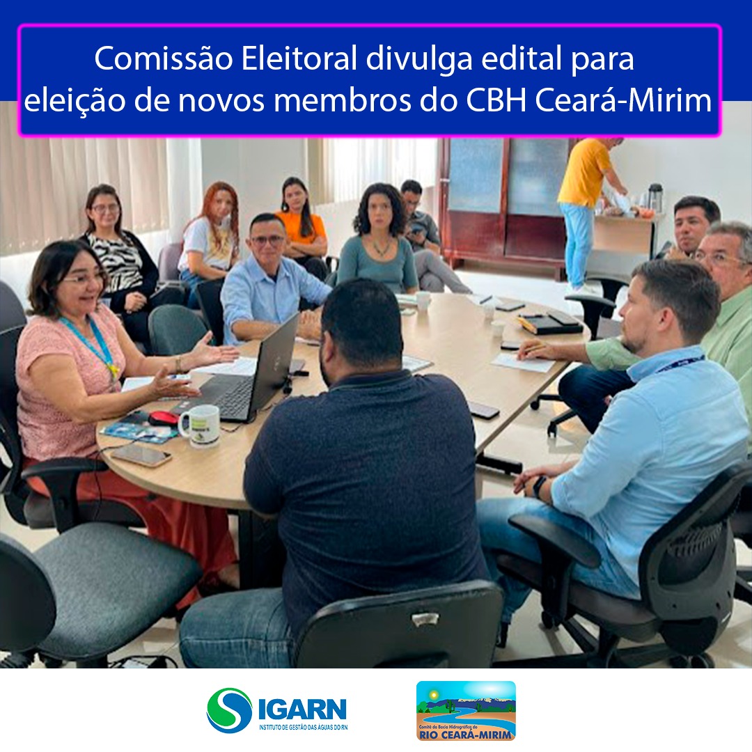IGARN_RN's tweet photo. Comissão divulga edital para eleição de novos membros do CBH Ceará-Mirim - https://t.co/bBngc0TPY9 https://t.co/zpjhDyeZGc