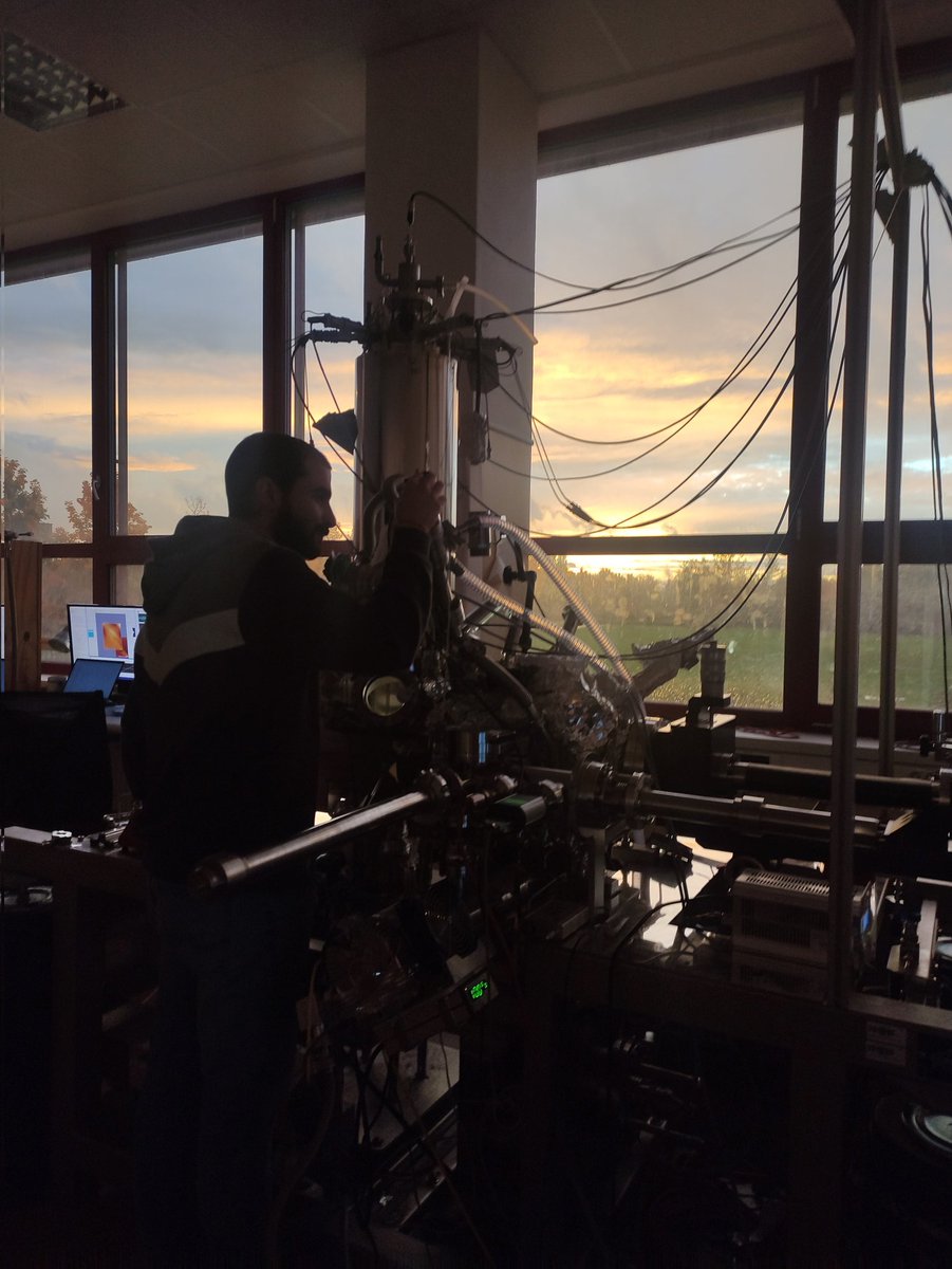 Finishing the week with a beautiful sunset in Olomouc while I'm checking the electrospray.                                        📷 <a href="/BenjaminMallada/">Benjamin Mallada</a>