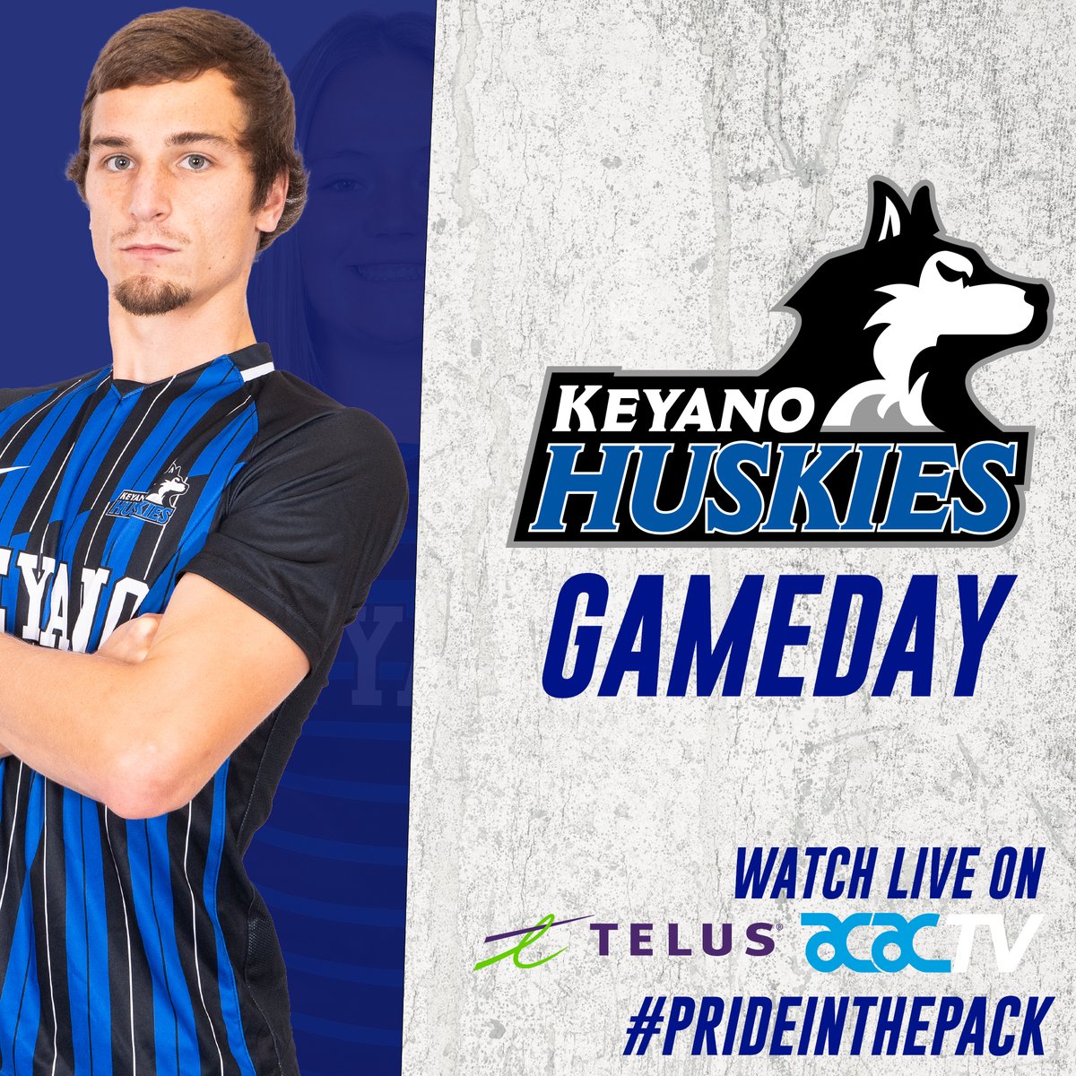 keyanohuskies's tweet photo. GAMEDAY IS A GO! 

Our day begins with #ACACsoc23 semi-final action at 12:30 &amp; 3pm at the Edmonton Soccer Dome. 

#PrideInThePack | #ymm https://t.co/fHyVQynODE