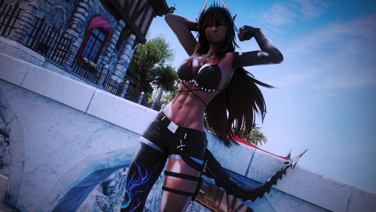 Baalysia_Makoto's tweet photo. Time for some flexing, she got all of her work done and can relax while reading some books today!
/ #OneuliPoses / #GPOSERS / #ReShade / #FlexFriday /