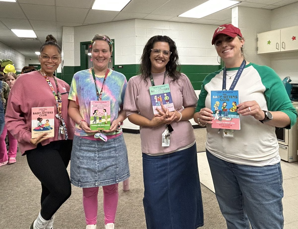TeachingtheWhys's tweet image. 5th grade had fun today in our book character parade! Our team came dressed as the responsible, creative and fun girls from The Babysitter’s Club. @MsBaranski @MrsGeegan @HumbleISD_TE