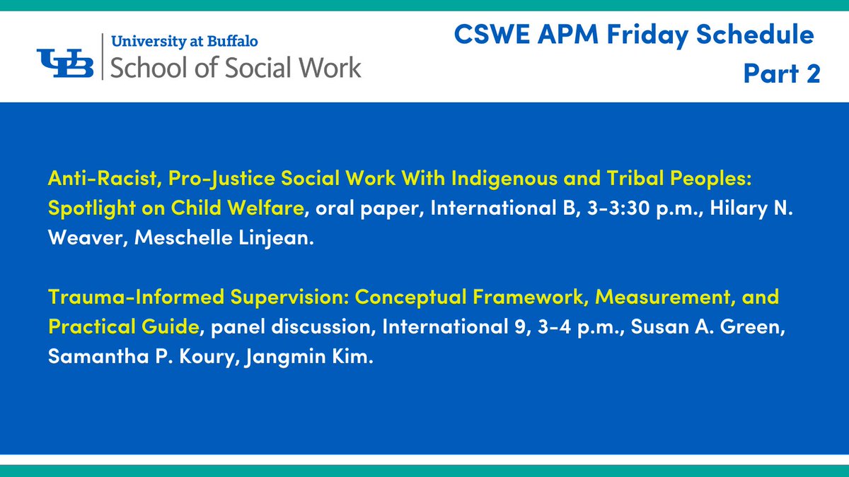 UBuffalo Social Work tweet media