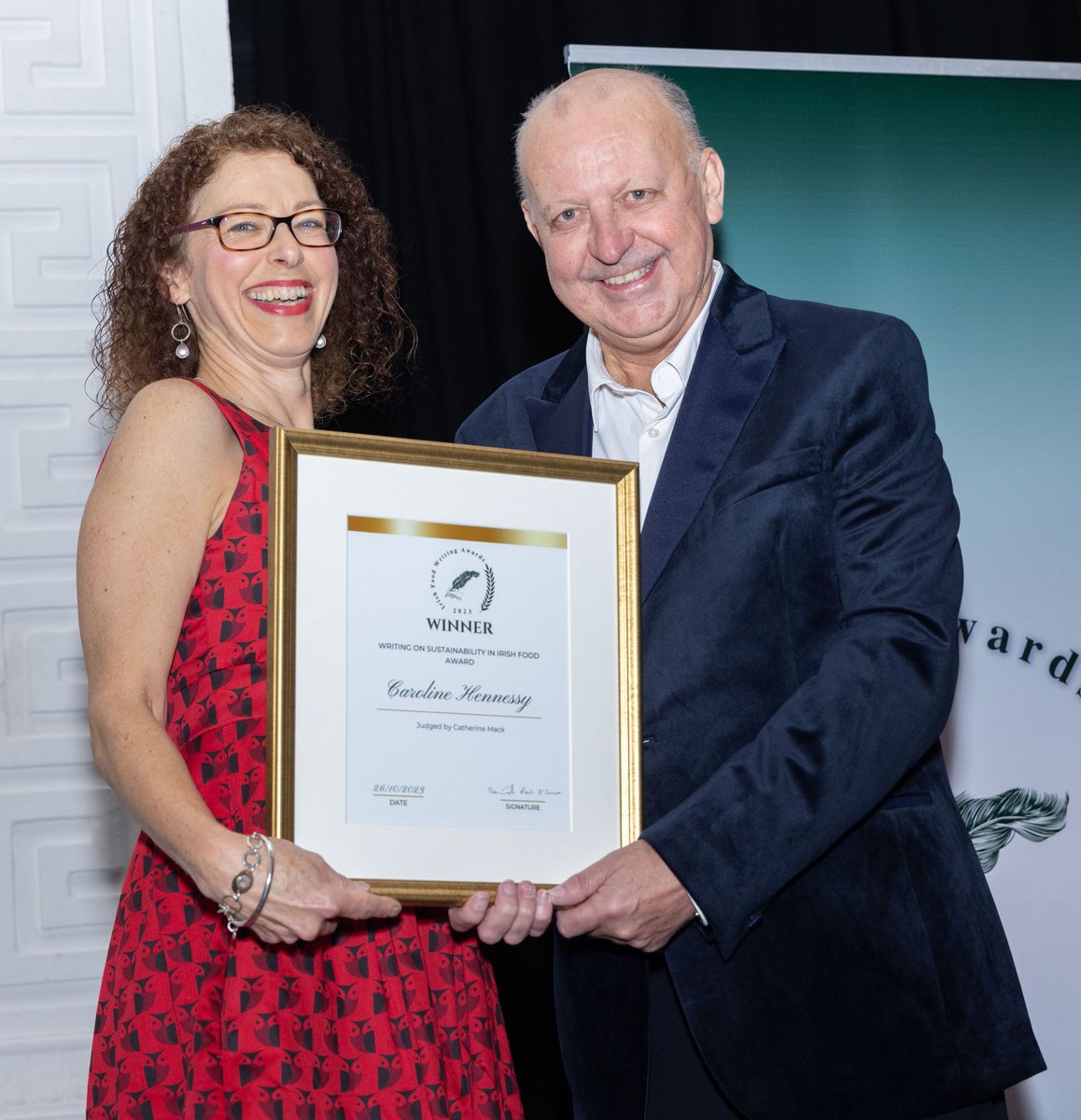 irish_writing's tweet photo. A fantastic night of journalists, food writers, photographers and content makers getting rewarded for their hard work in the Irish food sector. All the winners are up on our website #IFA23 ๐https://t.co/SFFJfQGz7K https://t.co/3f5S4yQq2z
