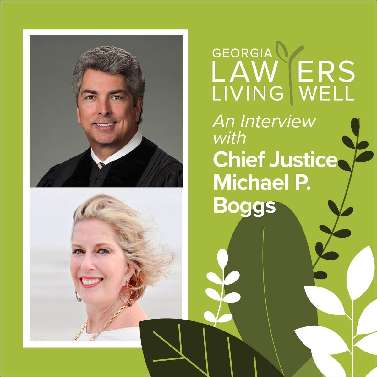 StateBarofGA's tweet photo. New Podcast Alert! Check out the newest #LawyersLivingWell podcast with Chief Justice Michael P. Boggs, @SupremeCourtGA. #Podcast #AllThingsWellness #GALawyers https://t.co/NToQ593odw https://t.co/jAMqeIXi6R