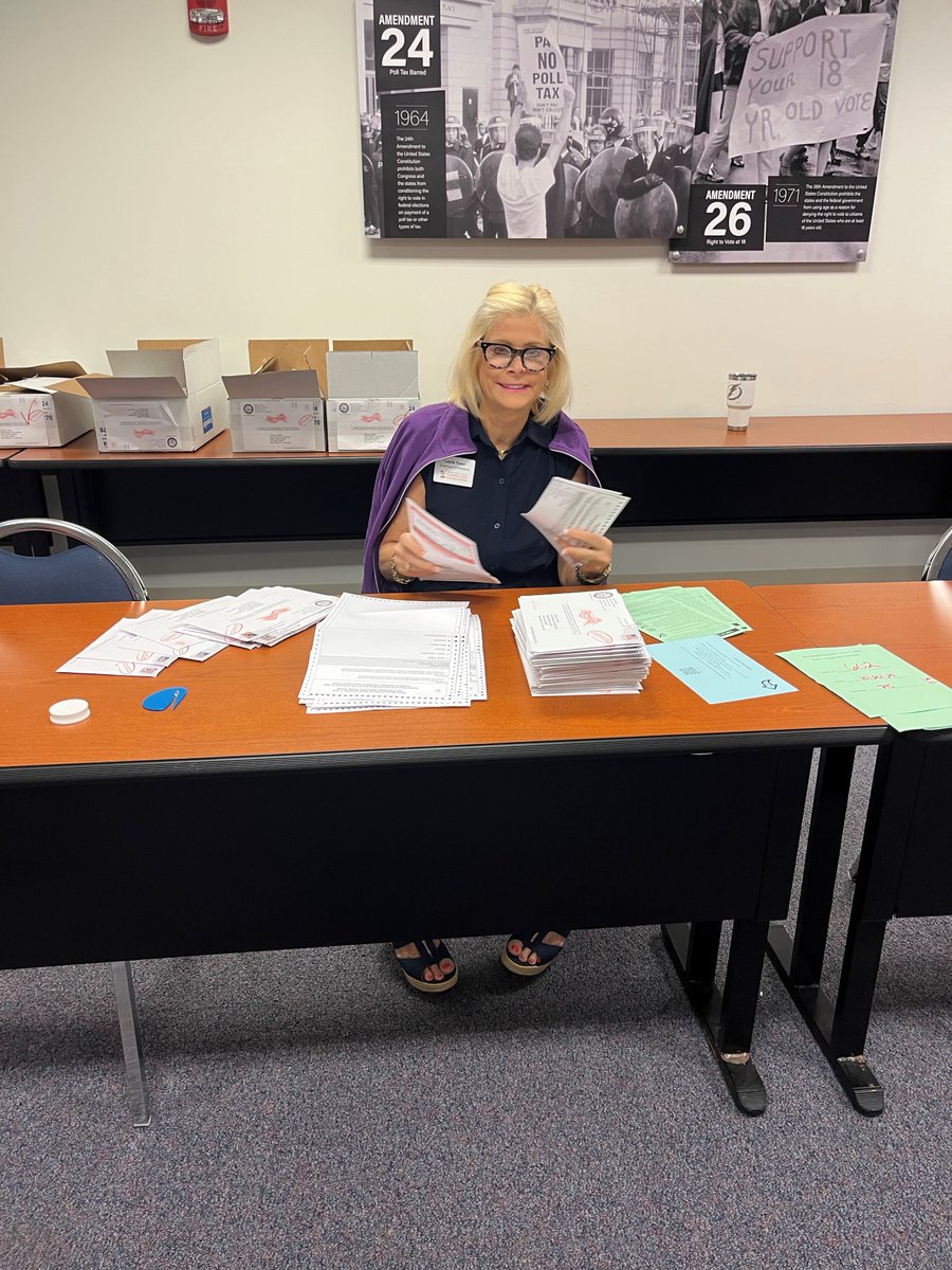 VoteIndianRiver's tweet photo. We had a busy morning! We opened 1,169 Vote-By-Mail Ballots this morning for the 2023 Municipal Elections. Are you #ElectionReady? #VoteIndianRiver #VoteSebastian #VoteVeroBeach https://t.co/miqRVedk44