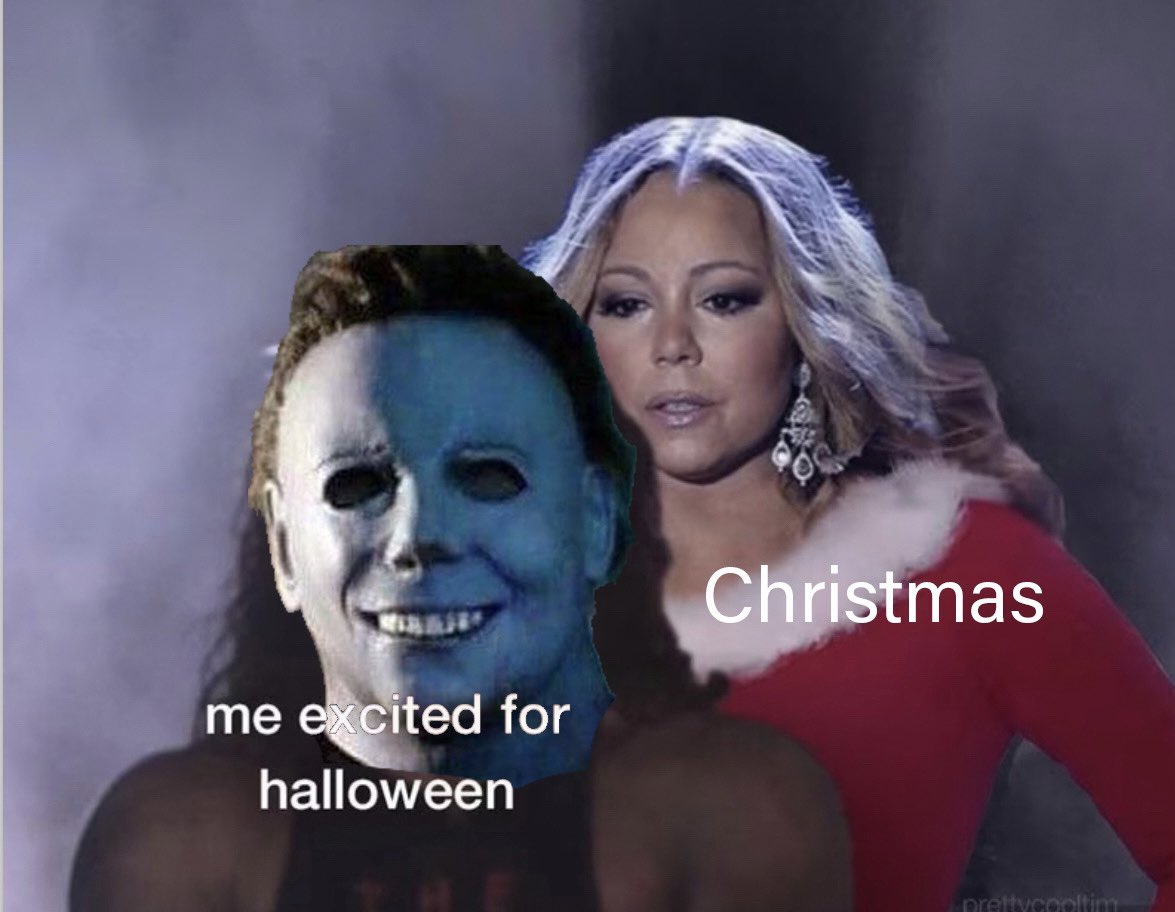 When “Mariah” is trending🎄In October🎃 #HalloweenSeason