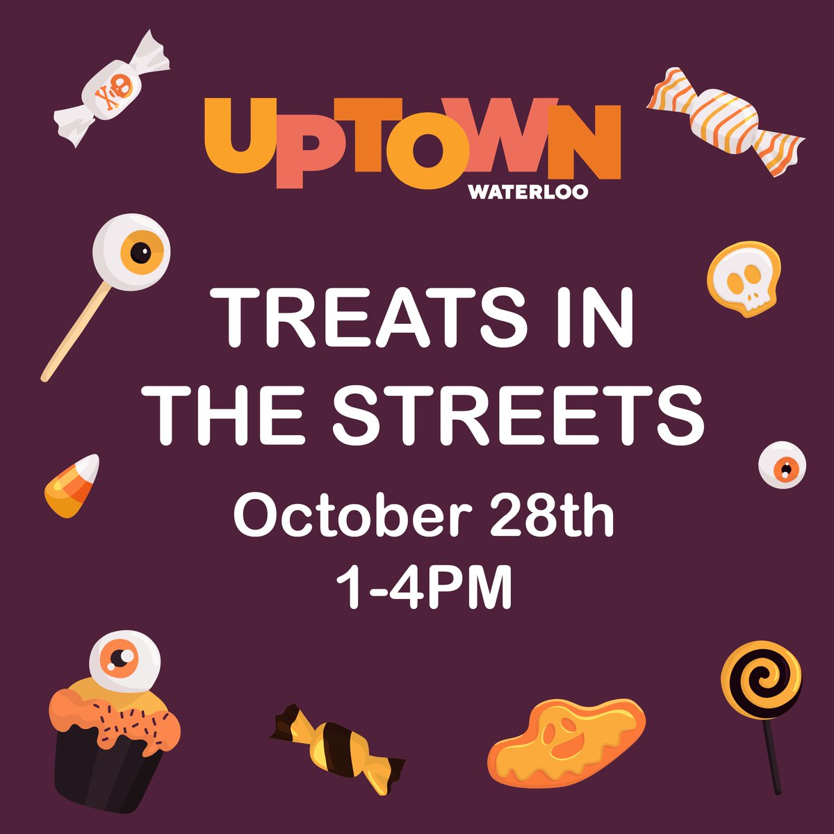 REMINDER! Treats in the Streets is TOMORROW! Come on Up all you ghouls and goblins and visit participating locations. No tricks, but plenty of treats!

All participating businesses can be found here > bit.ly/3TrdGTG