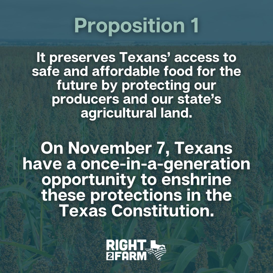 Need a refresher on Proposition 1? Share this post with your family and friends, then make a plan to get to the polls together! Don't miss your chance to vote YES on Proposition 1 on or before November 7th. 🗳️