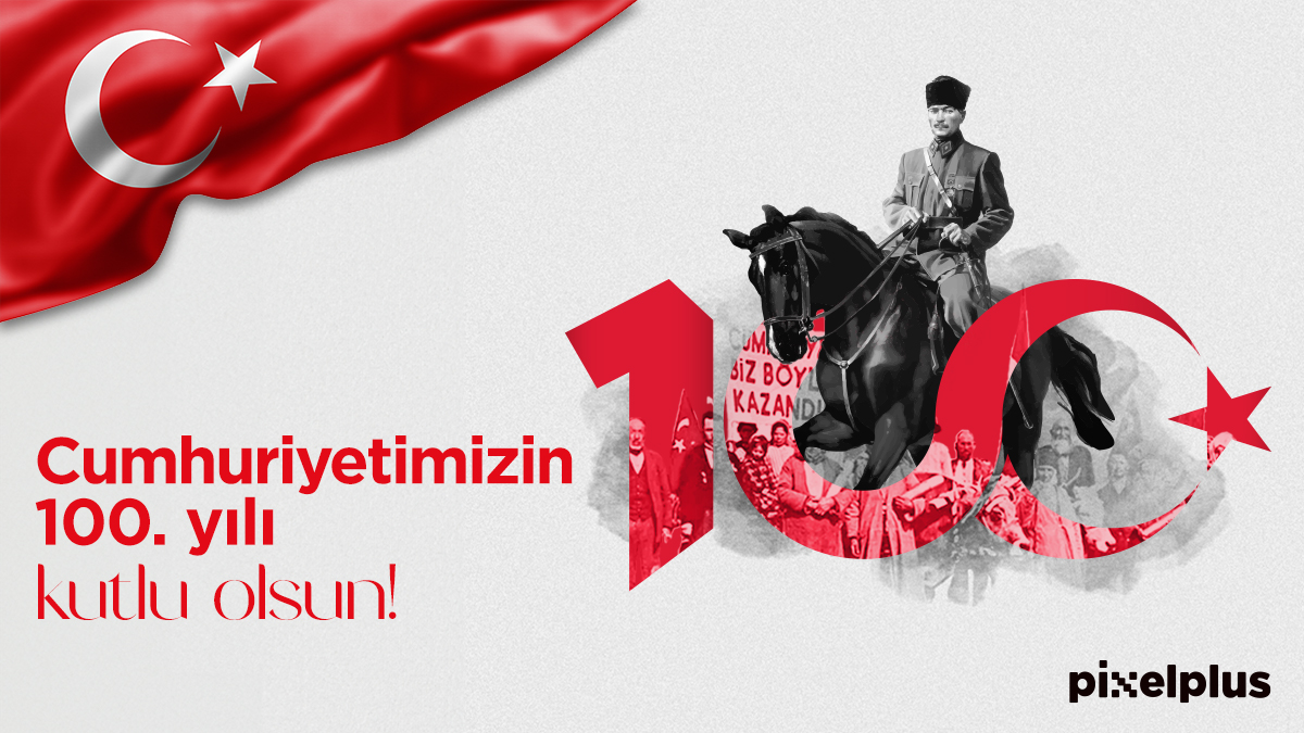 Atamızın çağdaş Türkiye için açtığı yolda, bizlere emanet ettiği vatanımız için başarıya ulaşma kararlılığı ile çalışıyoruz. Cumhuriyetimizin 100. yılı kutlu olsun!  #29Ekim