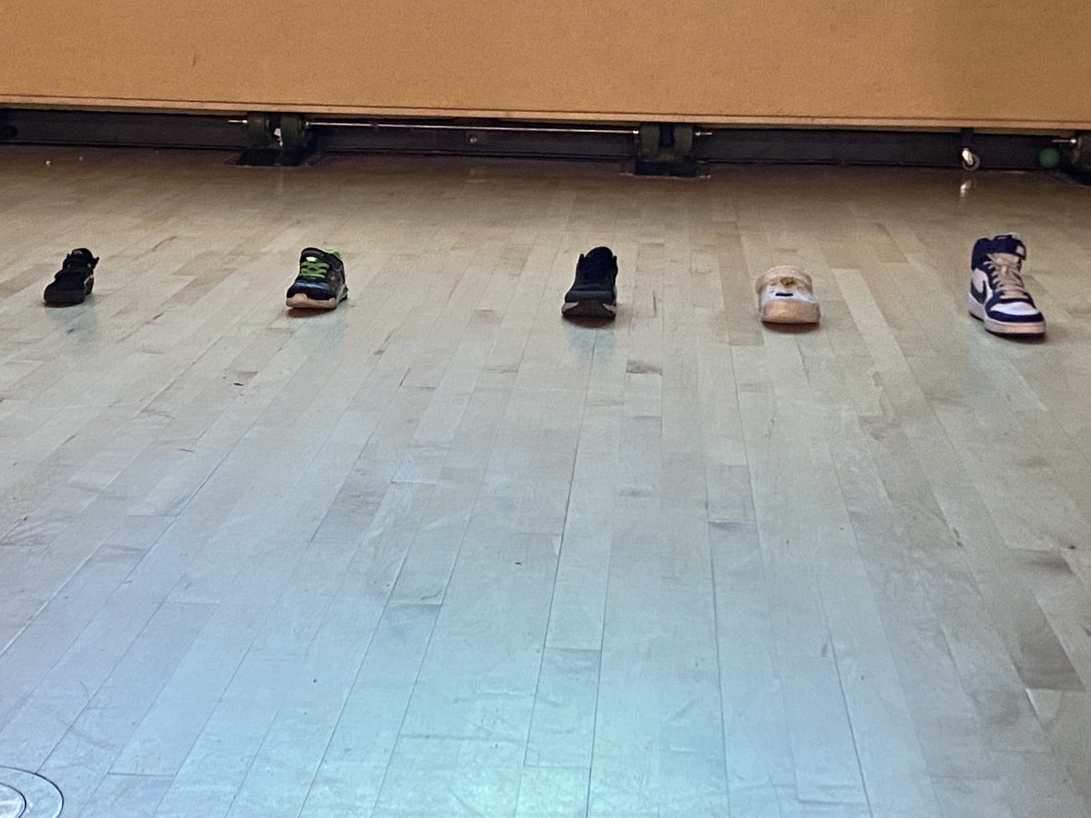 As we recognized our @RussellFalcons in our <a href="/umbrellapjct/">The Umbrella Project</a> assembly today, we were reminded of the power of empathy. Although our shoes may tell part of our story, listening, closely, will give us its context. 

Congratulations! Open minds. Open hearts. ♥️

<a href="/GEDSB/">Grand Erie District School Board</a> #RRSoneteam