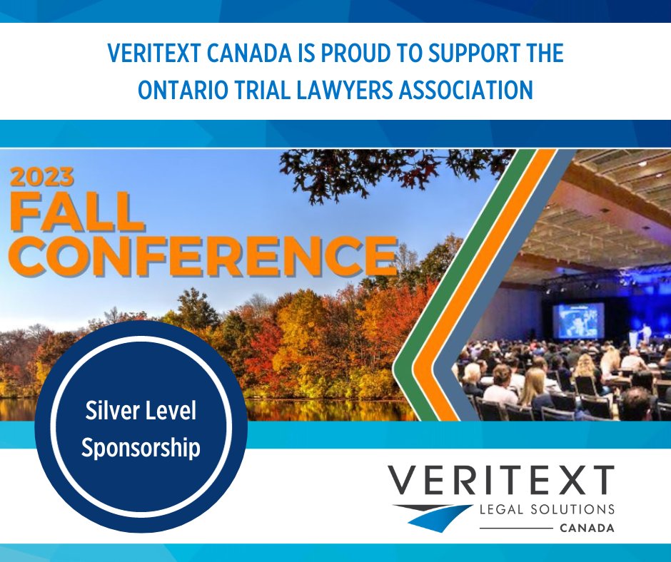 We are proud to sponsor the opening reception for this year's OTLA Fall Conference.  We hope you enjoy the event.
otla.com/?pg=events&evA…

#OTLA #OntarioLaw #LegalServices