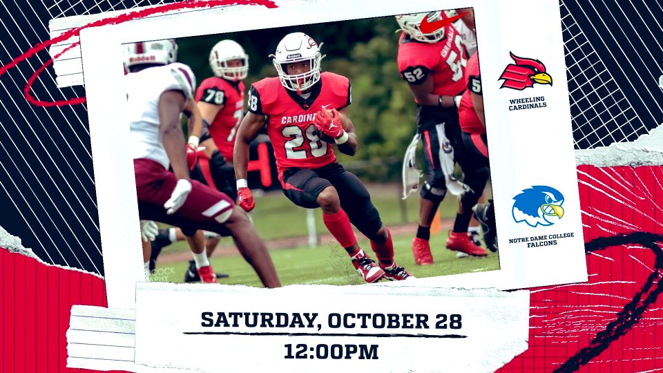 WheelingU_FB's tweet image. 2️⃣4️⃣⌛️… 
⚪️⚪️
#BeatNotreDame 
#TEAMVI  🔴⚫️⚪️