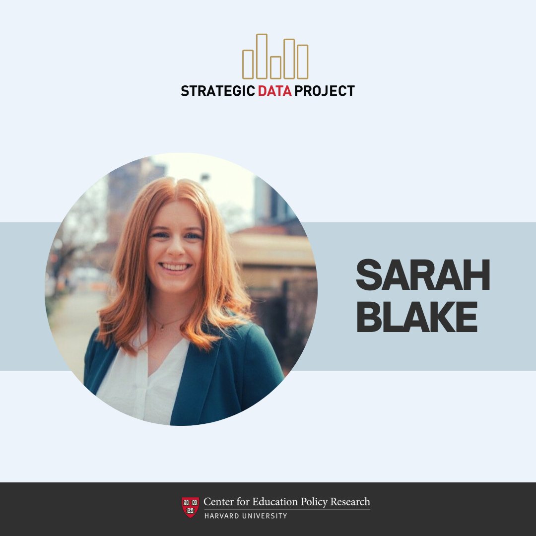 We are kicking off our first SDP #StaffSpotlight to introduce one of our newest team members, Sarah Blake. As a Sr. Program Coordinator, Sarah brings high-quality programming and support to our Postsecondary Fellowship and Institute offerings.