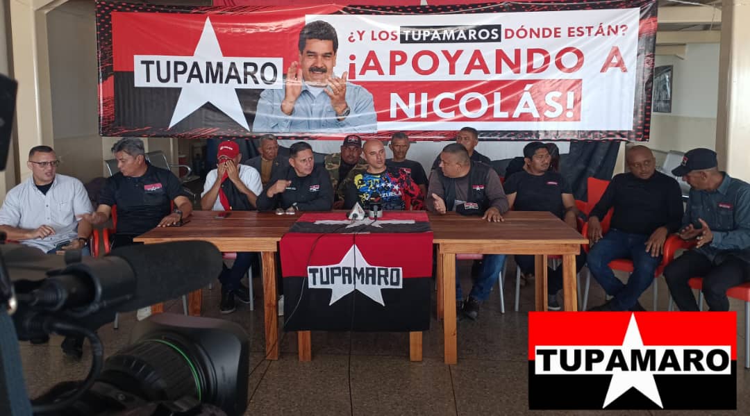 En Atención a la Orientaciones <a href="/WBenavides_MRT/">Williams Benavides</a> y <a href="/MontillaJG_MRT/">JOSE GREGORIO MONTILLA PEÑA</a> Se desarrollo la Rueda de Prensa presentando al equipo Tupamaro-Zulia en Total respaldo al Presidente Nicolás Maduro
"El Sol de Venezuela nace en el Esequibo "
<a href="/azuajemanuelmrt/">Manuel Azuaje</a> 
<a href="/Occidente_MRT/">Bloque Occidental Ángel Tobías García Villamizar</a> 
<a href="/Julio_TorresMRT/">JulioTorresMRT</a>
