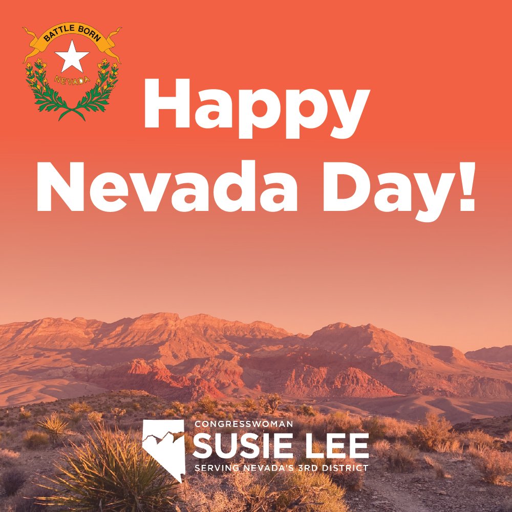 Winning sports. World-class entertainment. Beautiful public lands. The Battle Born are the hardest working people I know and we have so many reasons to take pride in our home as we observe #NevadaDay – because here, #HomeMeansNevada.