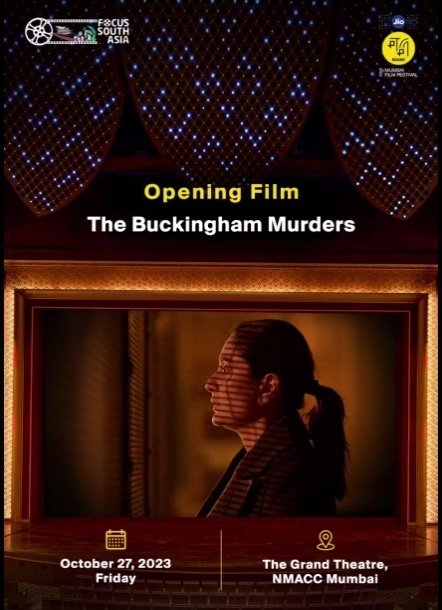 What a night it's shaping up to be! Surrounded by the who's who of the film world at the premiere of 'The Buckingham Murders' here at #JioMAMIMumbai. This is a movie lover's dream come true! #TheBuckinghamMurdersAtJioMAMI