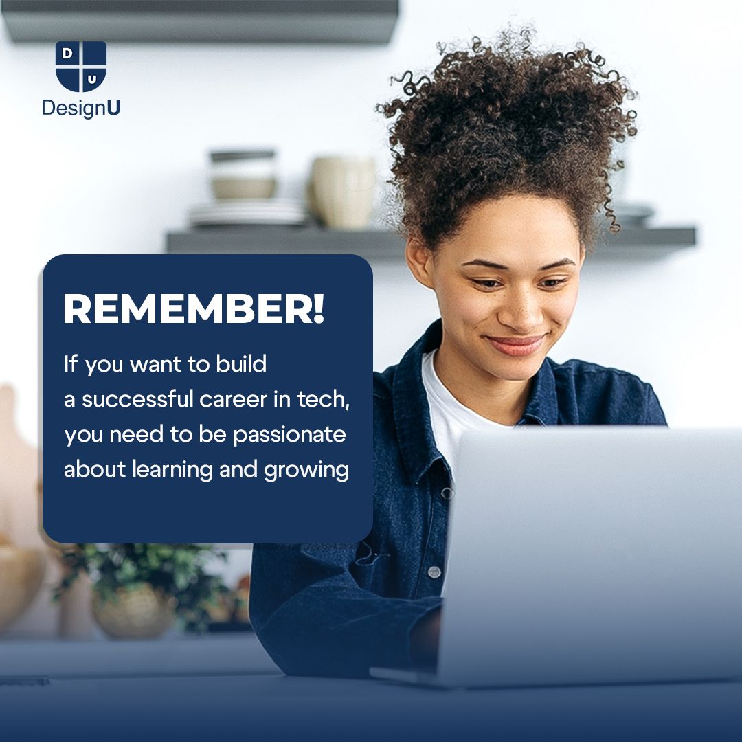 designuonline's tweet photo. Tech is the frontier of the future. It's where dreams are made and industries are transformed. But to thrive in this fast-paced and ever-changing landscape, you need to be a lifelong learner, a relentless problem solver, and a visionary leader.
#designu
#techcareer
#learning https://t.co/1fAko6M6wN