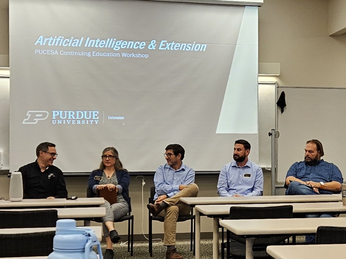 Excellent insight into AI from across Purdue and <a href="/PurdueExtension/">Purdue Extension</a>