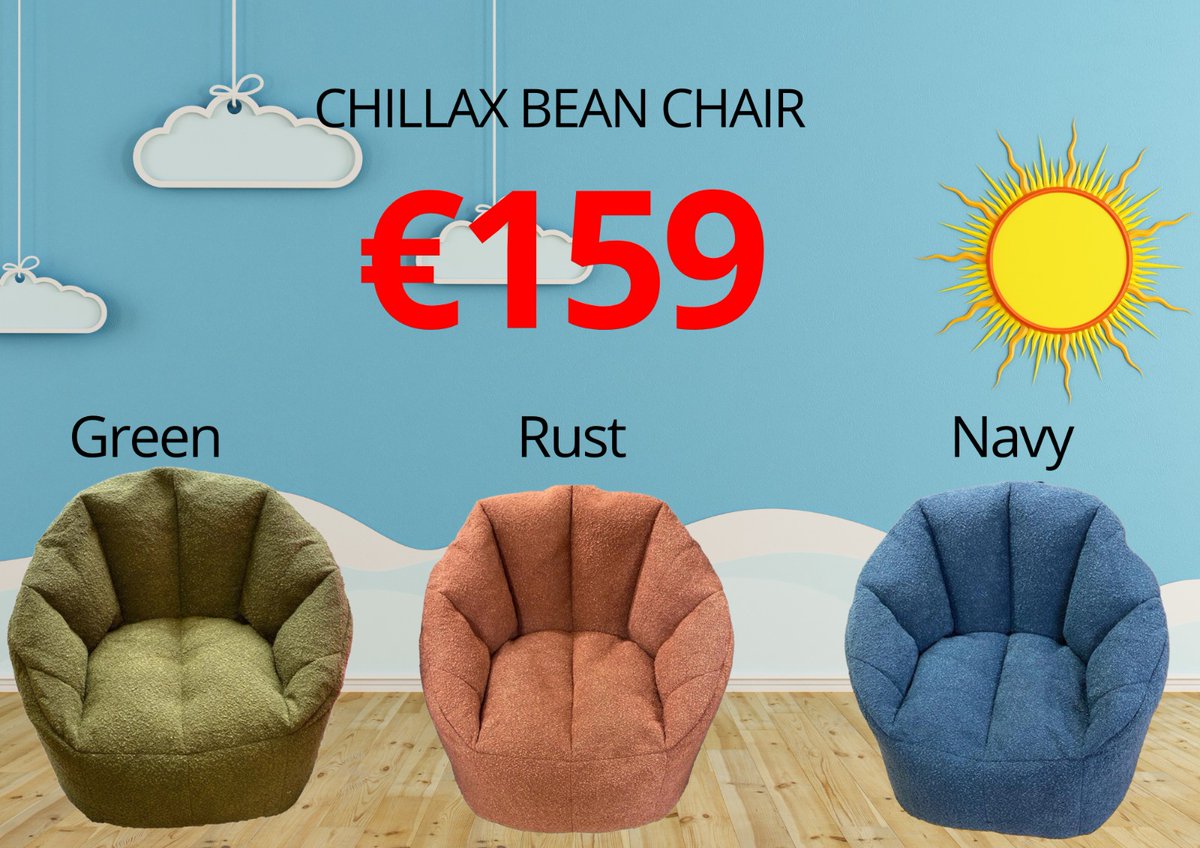 murphyfurn's tweet image. NEW IN!! Sink into comfort with our cosy bean bags!
#fullofbeans #beanbags #beanbagchairs
murphyfurniture.ie/furniture-shop…