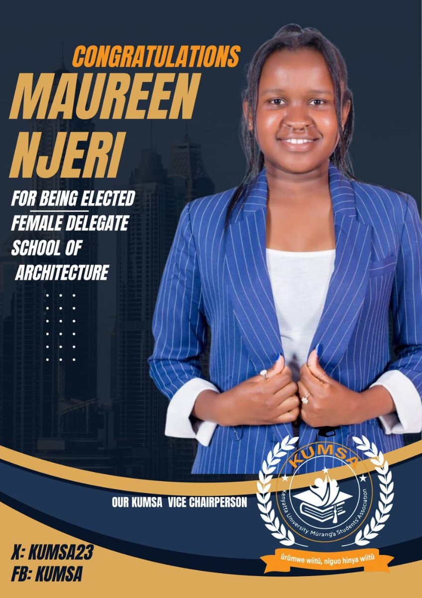 Kumsa23's tweet photo. Congratulations Maureen and Lucy for your recent triumphs. Indeed KUMSA is where dreams take flight. https://t.co/Ki033cU8gZ