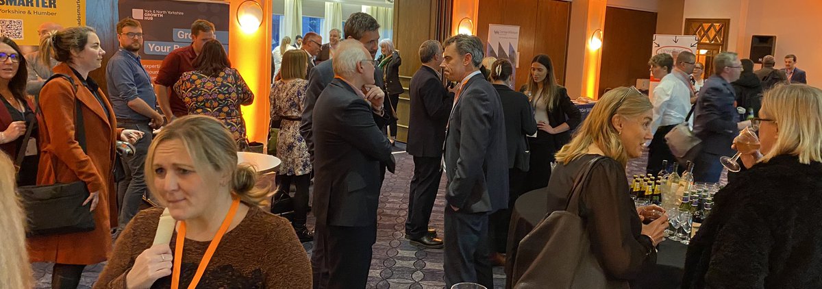 WNYChamber's tweet photo. This evening @YNYChamber are #supernetworking at #YNYBusiness23 with @innovateuk come and say hi to the team @lizw_wnychamber @WnyDonna & Kris https://t.co/WtU0gG145A