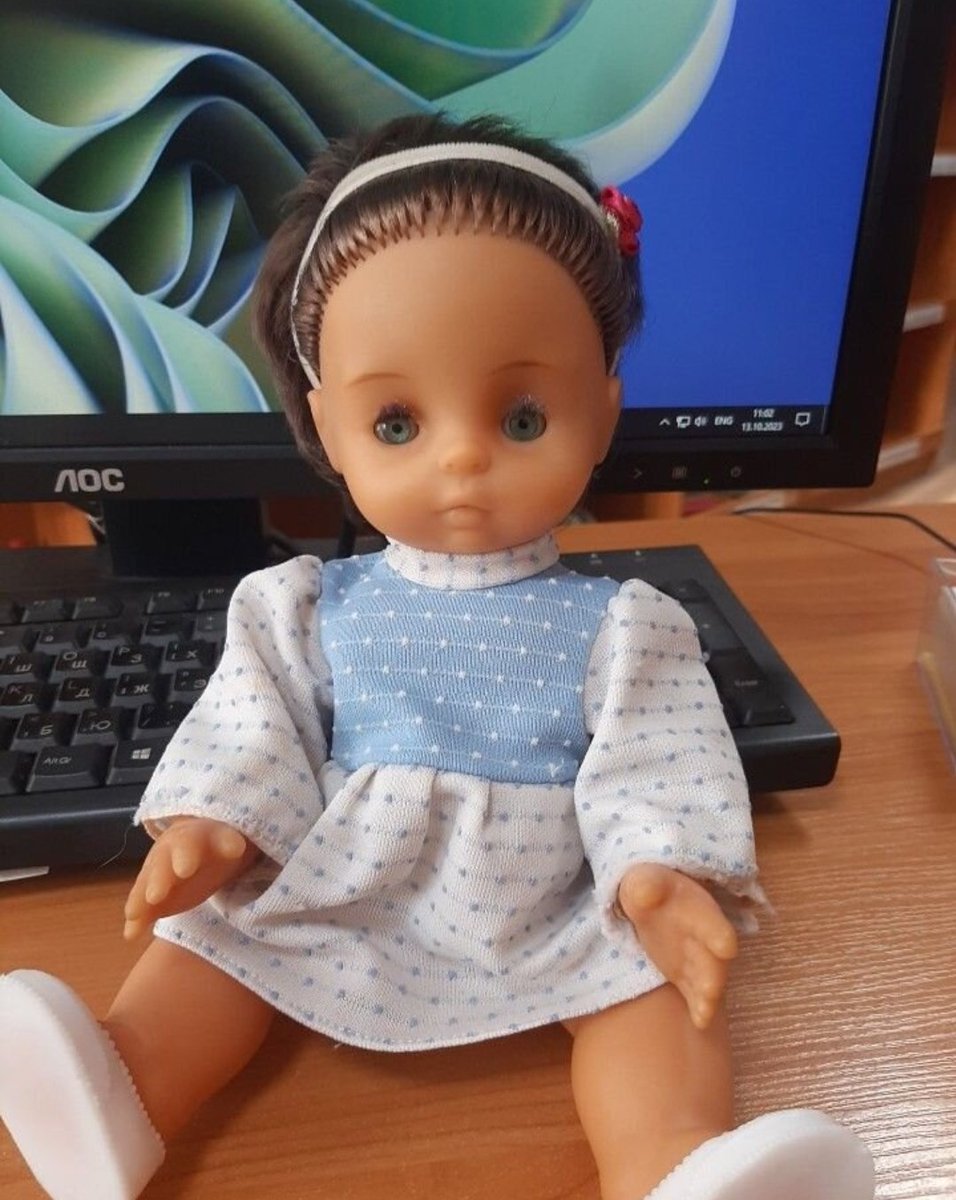 SofiaAxm's tweet photo. Переделанная немецкая кукла 70-х годов. https://t.co/MpvfIddAH5