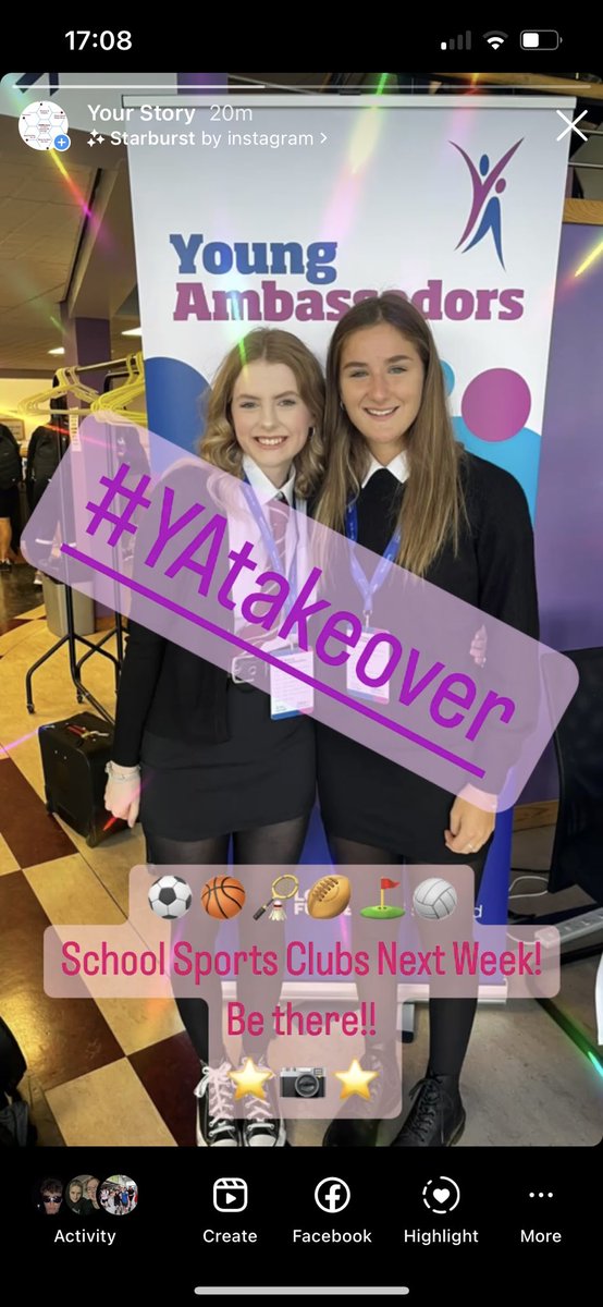 ActiveSchAngus's tweet photo. Our @ForAcad Young Ambassadors are taking over @ForAcadPE socials next week to promote the extra curricular sports clubs in the school!! Look forward to some creative boomerangs showing whats on offer in #ActiveForfar #YoungLeaders #PromotingOpportunities #ActiveYAs #YAtakeover https://t.co/X3UQctbiFO