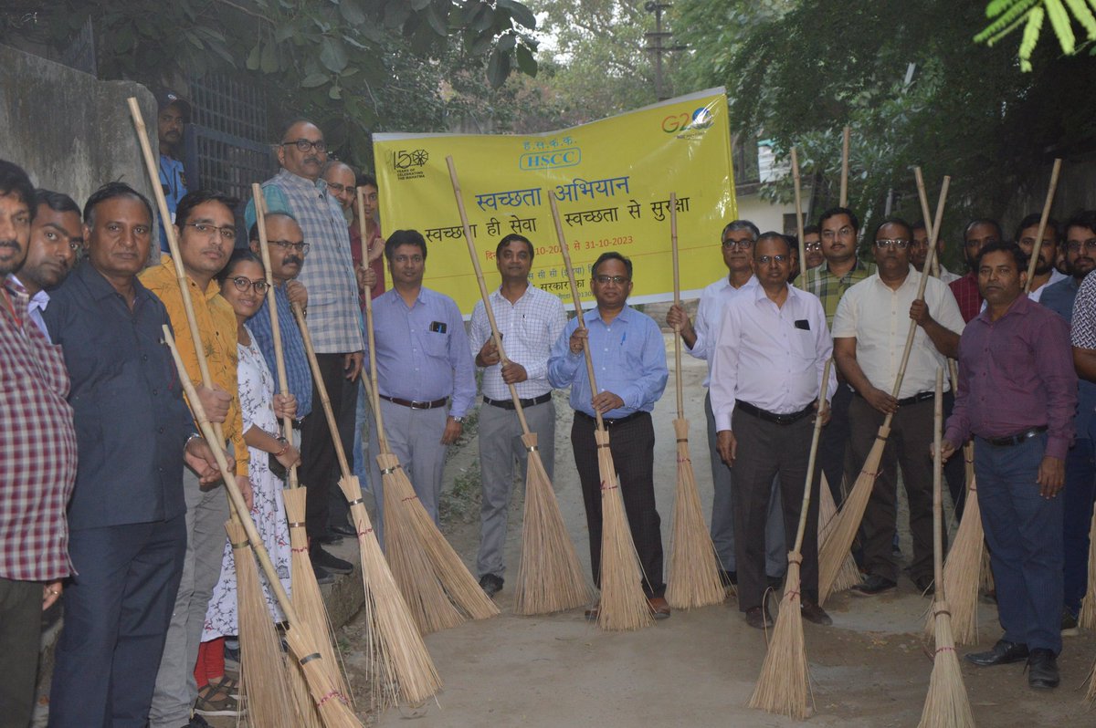 Under Special Campaign 3.0, HSCC has conducted a cleanliness drive on its office at Noida on 27/10/2023.

<a href="/PMOIndia/">PMO India</a>
<a href="/MoHUA_India/">Ministry of Housing and Urban Affairs</a>
<a href="/OfficialNBCC/">NBCC (India) Limited</a>
<a href="/HardeepSPuri/">Hardeep Singh Puri</a>
<a href="/AmritMahotsav/">Amrit Mahotsav</a>