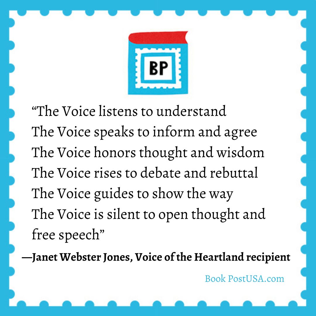 Book Post (@bookpostusa) on Twitter photo Last week, Janet Webster Jones of <a href="/sourcebksellers/">Source Booksellers</a> received the Voice of the Heartland award at the <a href="/HeartlandIndies/">Heartland Fall Forum 📚📚📚</a>. Read her remarks on being honored here:
books.substack.com/p/diary-janet-… Last week, Janet Webster Jones of <a href="/sourcebksellers/">Source Booksellers</a> received the Voice of the Heartland award at the <a href="/HeartlandIndies/">Heartland Fall Forum 📚📚📚</a>. Read her remarks on being honored here:
books.substack.com/p/diary-janet-…