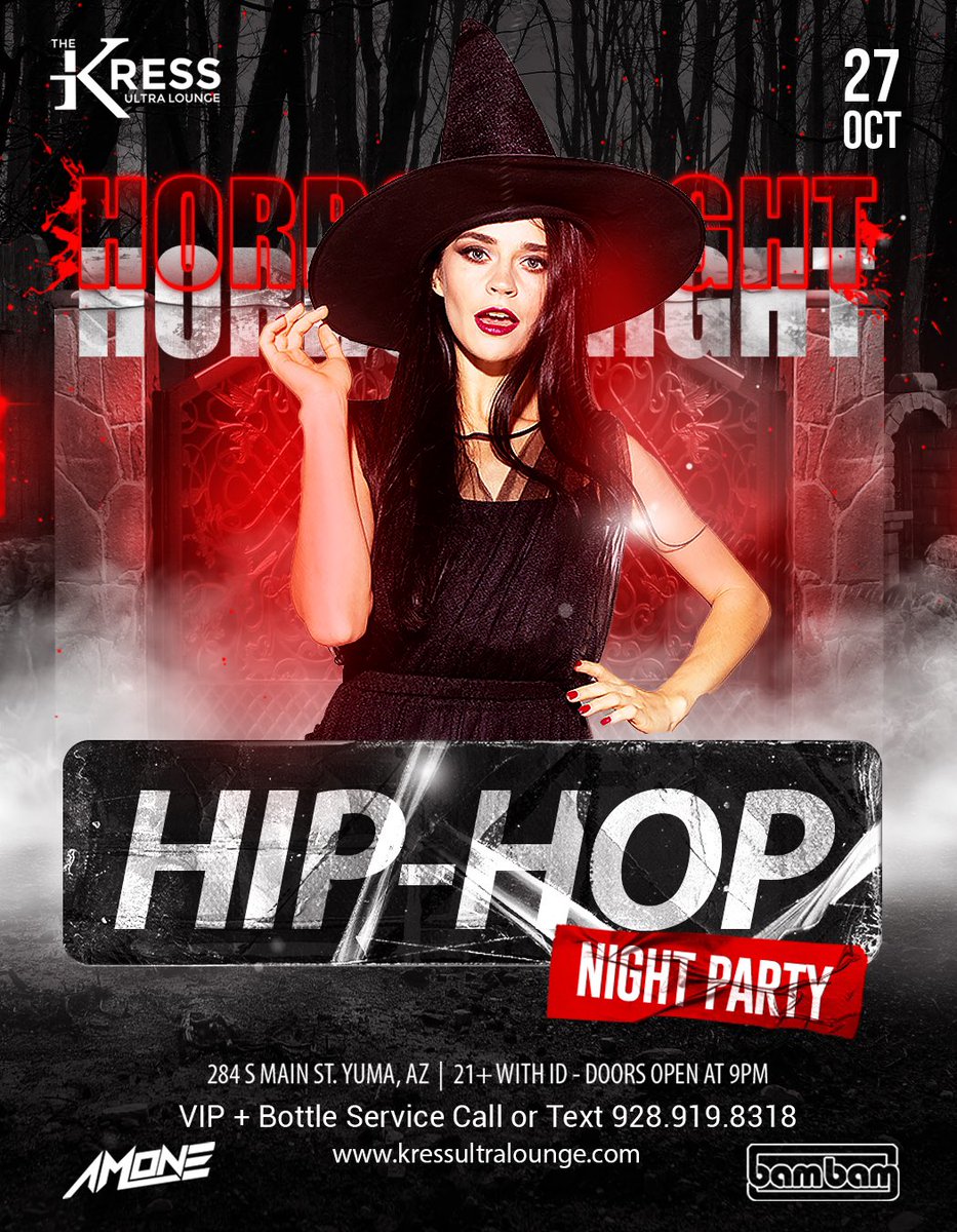 Halloween weekend begins tonight at The Kress Ultra Lounge! 🎃👻💃🏻