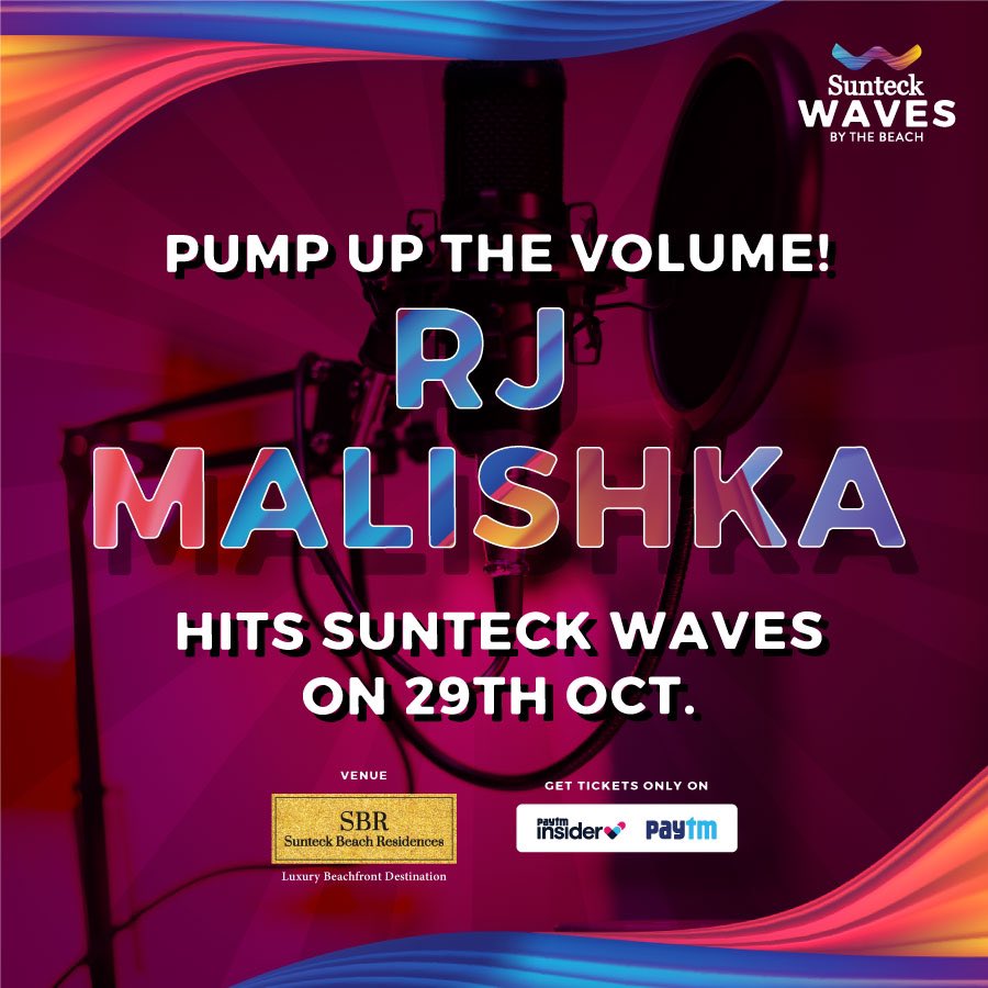 Get ready for an unforgettable evening filled with laughter, music, and amazing vibes. It's a show you won't want to miss! #SunteckRealty #Sunteck #SunteckWaves #SunidhiChauhan #AmitTrivedi #Concert #BeachFest #Fun #Music #Food #WavesOfFunAtSunteck