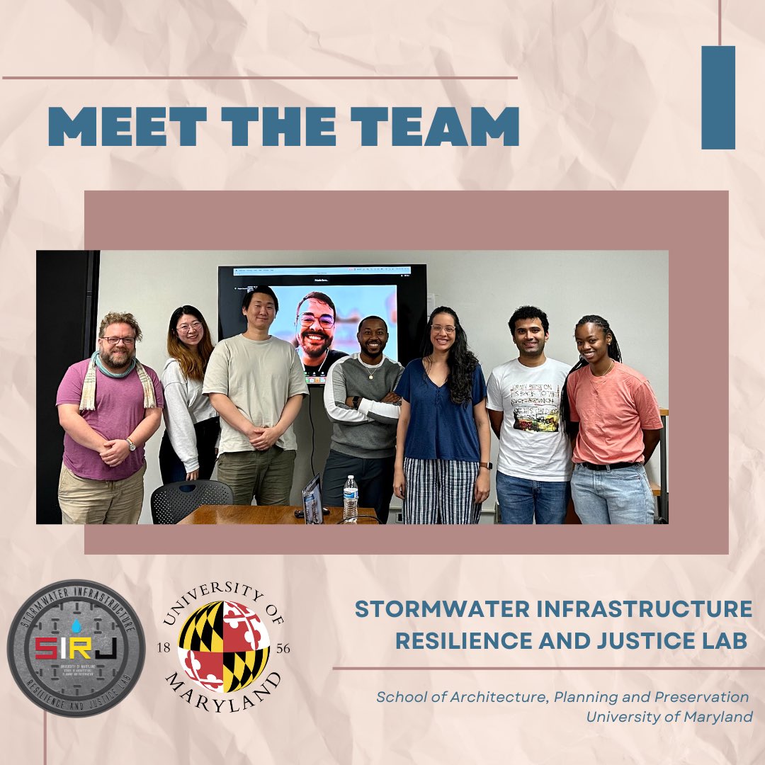 Stormwater Infrastructure Resilience & Justice Lab (@sirjlab) on Twitter photo Yesterday we had our SIRJ Lab meeting and we are so excited to share our students.
This team is AWESOME! We are lucky to have them in our lab! Multiple countries and research represented in the <a href="/sirjLab/">Stormwater Infrastructure Resilience & Justice Lab</a>
๐จ๐ณ ๐ง๐ท ๐ฎ๐ณ ๐บ๐ธ ๐ฐ๐ท
#urbanplanning #stormwater #resilience #infrastructure Yesterday we had our SIRJ Lab meeting and we are so excited to share our students.
This team is AWESOME! We are lucky to have them in our lab! Multiple countries and research represented in the <a href="/sirjLab/">Stormwater Infrastructure Resilience & Justice Lab</a>
๐จ๐ณ ๐ง๐ท ๐ฎ๐ณ ๐บ๐ธ ๐ฐ๐ท
#urbanplanning #stormwater #resilience #infrastructure