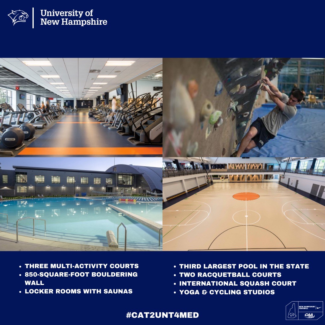 #FactFriday UNH Hamel Recreation Center has something for everyone! Check out more at: campusrec.unh.edu/facilities/ham…