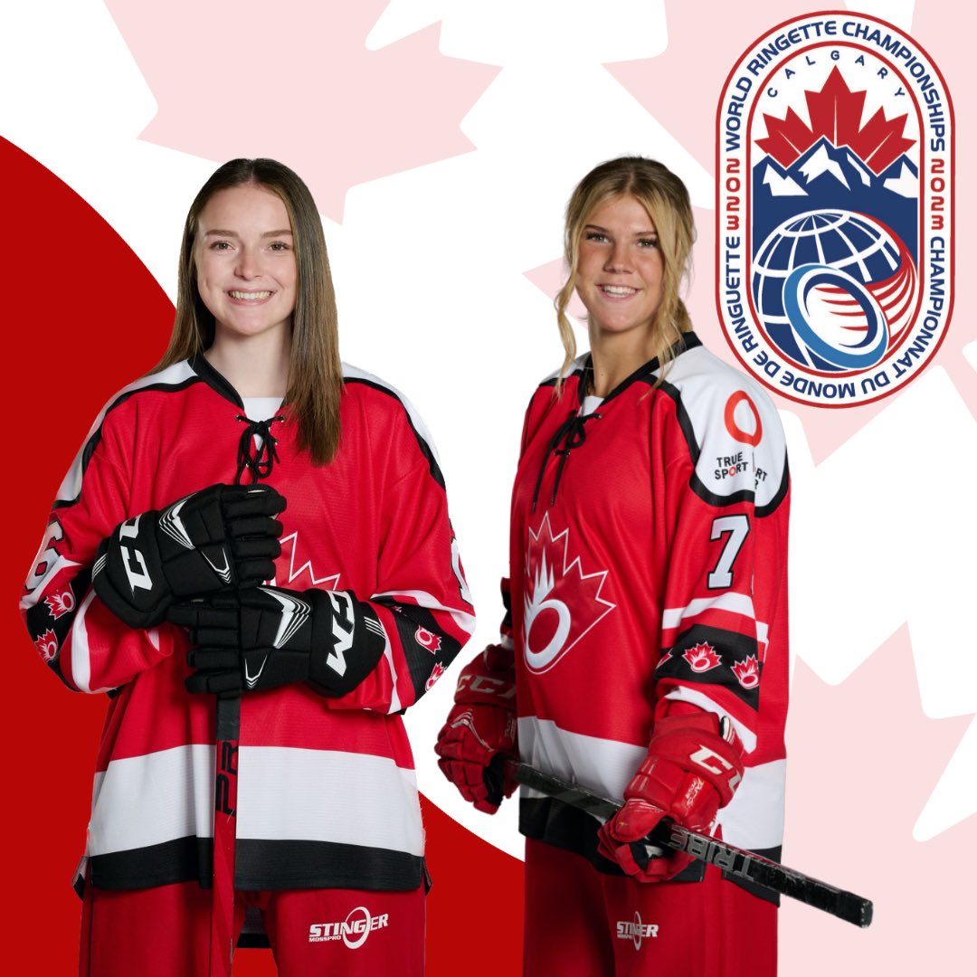 EdmWAMRingette's tweet photo. We’re so excited to cheer on our own, Kaleigh and Jazmyn, this week at the World Ringette Championships in Calgary! Good luck, we’re so proud of you both! 🇨🇦 Check out @ringettecanada1963 for game times and livestream details. https://t.co/kCh7WjjRU0
