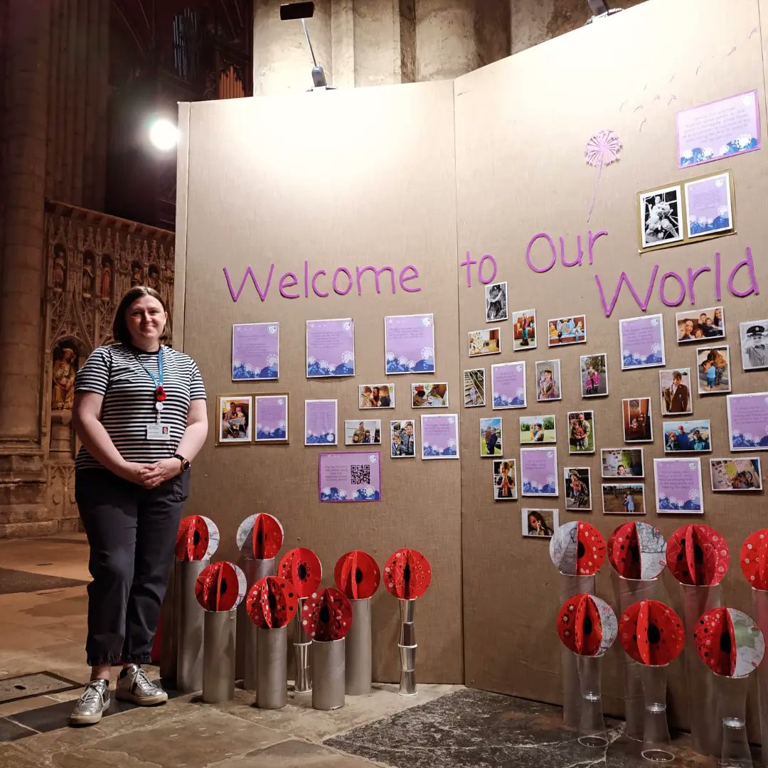 NYSCChampion's tweet photo. Another lovely afternoon @riponcathedral putting the finishing touches onto the 'Welcome to Our World' exhibition.  It features beautiful poppy artwork created by children across North Yorkshire.  It has been a joy to work on this project.  #poppies #dandelions #military https://t.co/AYFLkimZsf
