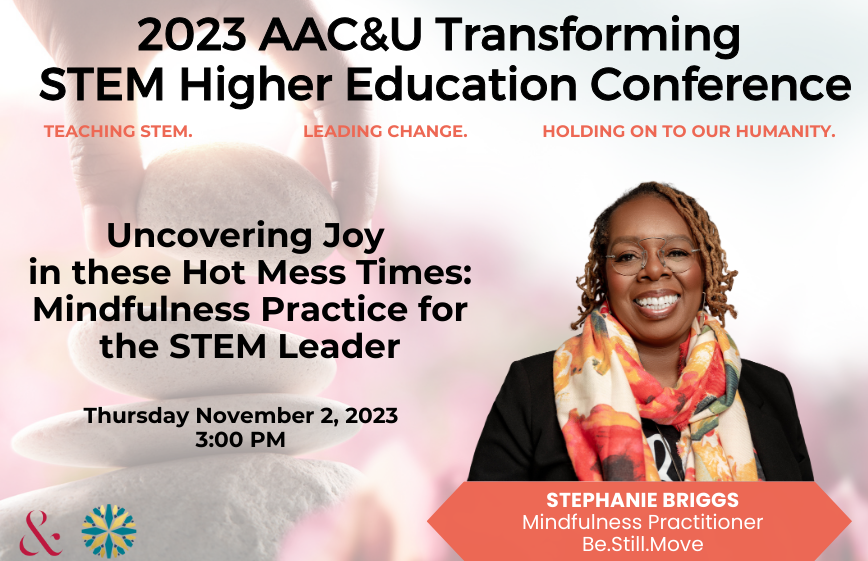WeArePKAL's tweet photo. This workshop was designed for #STEM faculty/administrators. Join us to get centered for this conference experience. Learn to decompress from academic stress &amp; rediscover joy within "the hot mess" https://t.co/PitcaMhdkY #AACUSTEM #Mindfulness #SelfCare #HigherEd #STEMEducation https://t.co/hTio89K9eh