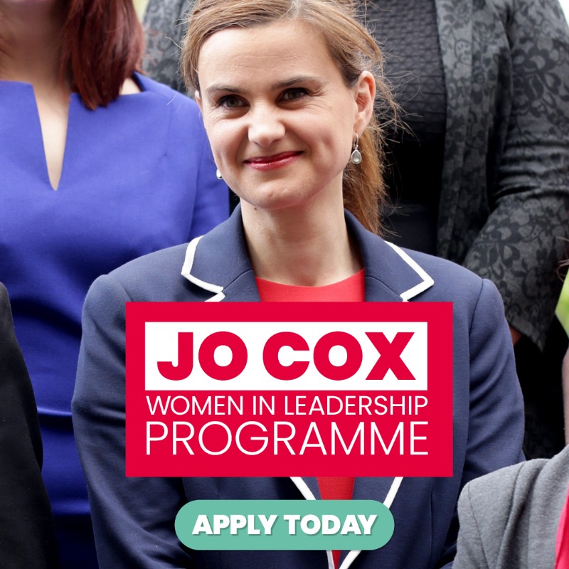 UKLabour's tweet photo. 🚨 Applications open! 

Do you have a determination to make things happen, change lives, improve communities and achieve a Labour government? 

Apply for the Jo Cox Women in Leadership Programme here.
