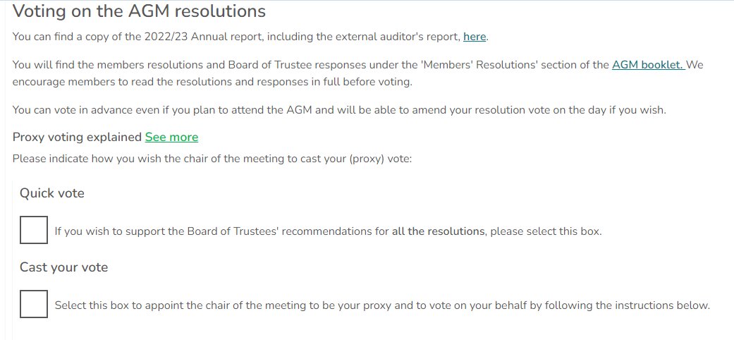 I genuinely cannot think of a non-snakey reason for 'Let us cast your vote for you'. @NationalTrust