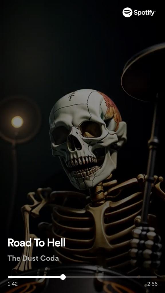 EaracheRecords's tweet photo. Happy Halloween from @TheDustCoda!🎃

Check out their brand new Halloween themed clip by listening to their monster track “Road To Hell” on your phone via @Spotify now.

https://t.co/CfSfj7sqZJ

The road to hell is wide open.😈 https://t.co/1TeM35yVP2